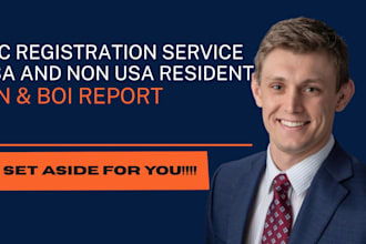 register US llc, dissolve llc, amend llc, apply for ein, close ein, boi report