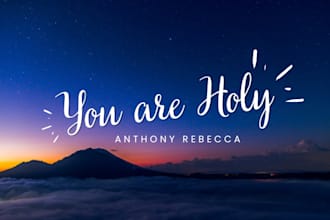 sing powerful and anointed worship vocals for your song