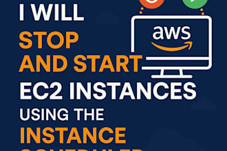 stop and start ec2 instances using the instance scheduler