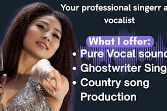 be your christian worship music producer, gospel songwriter and vocalist