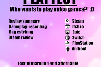 playtest your game on any platform