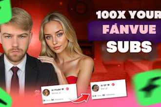 do organic fanvue growth, social media ads, fanvue subscribers, fanvue promotion
