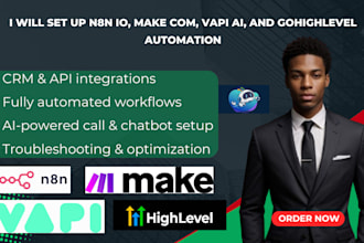 n8n io, make com, vapi ai, gohighlevel, made com automation