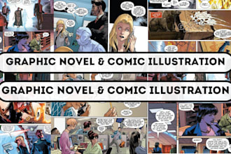 draw comic book illustration nsfw graphic novel comic illustration comic artist