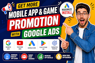 mobile app promotion and game promotion with google ads