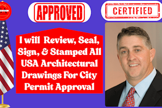 design, stamp USA architectural drawings, floor plan, mep site plan city permit