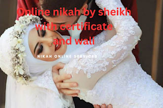 quick reliable nikah with certified imam with certificate