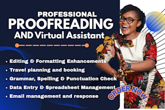 be your virtual assistant for data entry, research, and admin