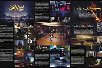 do pitch deck, music video presentation, film movie pitch deck