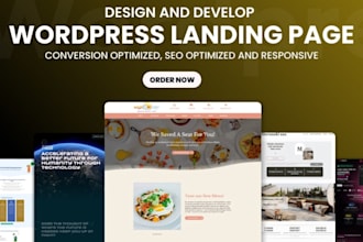 optimize a custom wordpress landing page tailored to your brand