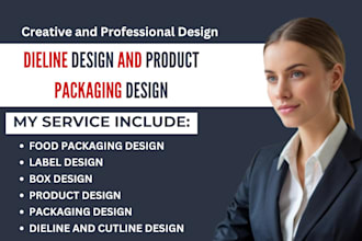 do food packaging design, dieline design, cutline, product packaging, box design