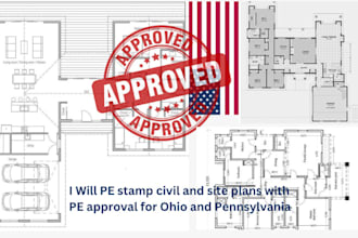 deliver 2d floor plans, framing slab beam layouts, roof plans licensed pe stamp