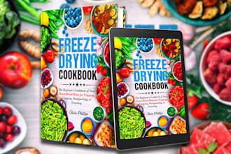 design professional cookbook cover and recipe book layout for print and digital