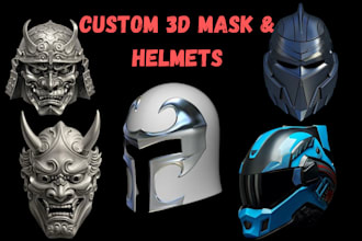 sculpt 3d mask 3d helmet 3d armor oni mask ready for 3d printing