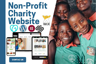 charity website, non profit website, donation, church, ngo website non profit