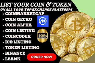 do approval token listing coin listing coinmarketcap coingecko binance lbank dex