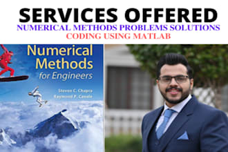 solve numerical analysis problems and do matlab coding