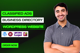 create a business directory website or classified ads website with wordpress