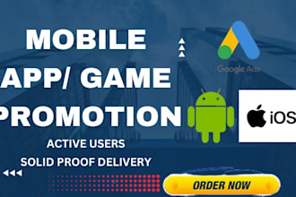 do mobile app marketing, android app, ios app promotion