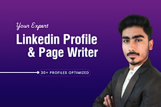 write and optimize linkedin profiles for you
