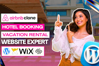 create hotel website tour vacation rental hotel booking website airbnb website