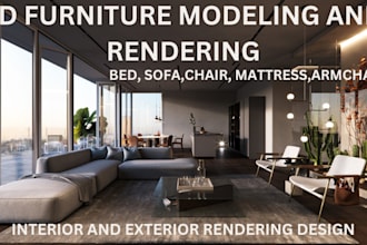 3d furniture home decor product modeling technical drawing woodwork floor plans