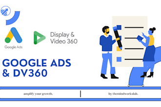 set up and optimise your google ads and dv360 campaigns