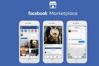 build automated facebook marketplace bot, auto posting bot, monitor bot