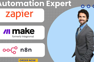 setup ai automation make com automation, make com workflow make automation n8n