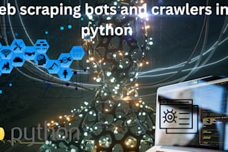 built web scraping bots and crawlers in python