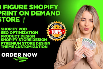 build a high converting shopify pod and branded dropshipping store