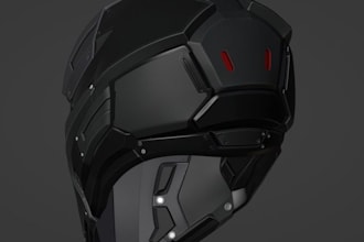 model mask 3d mask helmet 3d helmet 3d cosplay mask helmet cosplay 3d  printing
