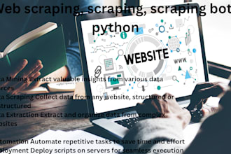 do web scraping, scraping, scraping bots python