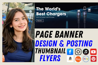 design ecommerce instagram, facebook, x twitter posts, banners for social media
