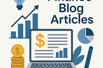 write insightful and engaging finance blog articles