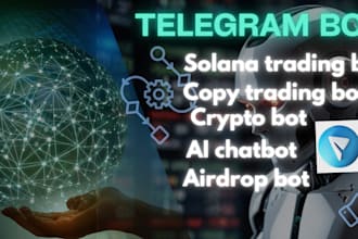 build telegram bot, copy trading bot, solana trading bot