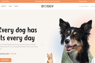design winning pet dropshipping store on shopify pet website design on shopify