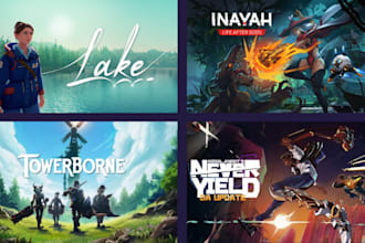 make steam capsule game banner game art game ui game poster for game marketing