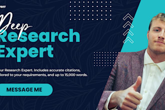 conduct deep research and create detailed reports