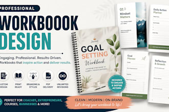 design children educational workbook revamp coach business workbook, kids book