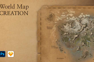 create game world maps, immersive and unique
