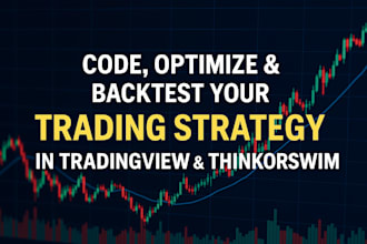 code, backtest your trading strategy, indicator in tradingview, thinkorswim