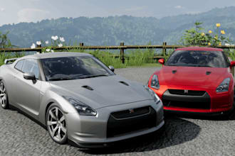 create custom beamng drive video, beamng physics,realistic fictional track fivem