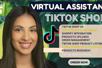 be your tiktok shop virtual assistant, tiktok shop manager  affiliate marketing