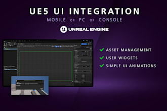 integrate UI screens in unreal engine 5