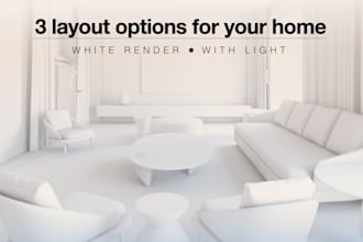 do 3 space layout options for your office or home space