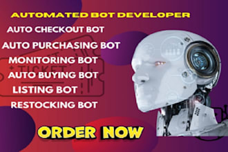 make checkout bot, auto buying bot, purchase, restock bot, add to cart bot, bots