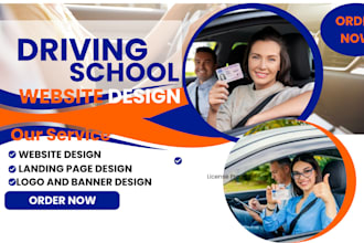 design driving school website cdl training driving school booking website