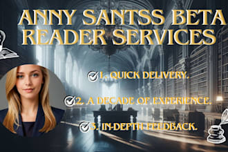 excellent beta reader and will meet your needs