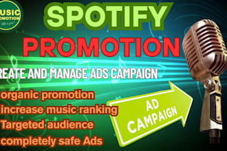 create ads campaign for your spotify music track promotion